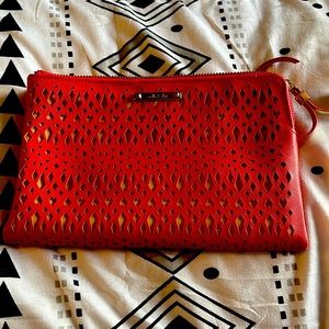 Stella& Dot Coral Clutch